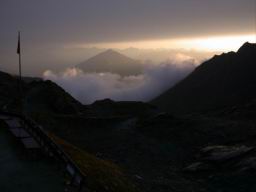 DSCN3546.JPG: Sonnenuntergangsstimmung bei der Stfdlhtte