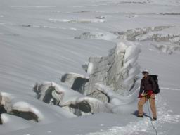 DSCN3663.jpg: Gletscherspalten am Kleinleitenferner