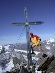 DSCN3709.jpg: Am Gipfel der Hinteren Schwrze (3624m)